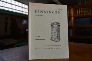 Benningen am Neckar. Ur- und Frühgeschichte mit...