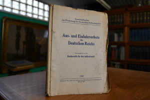 Aus- und Einfuhrverbote des Deutschen Reichs na...