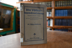 Die Völkerbundsatzung. Gemeinverständlich erläu...