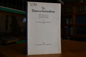 Das Dawes-Gutachten. Inhalt, Bedeutung und Durc...