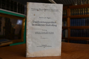 Das Erziehungsproblem im modernen Strafvollzug....