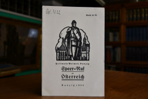 Speer-Ruf an Österreich.