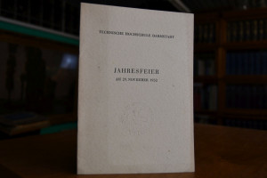 Jahresfeier am 29. November 1952., U.a. mit Jah...