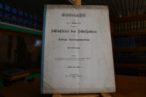 Einladungsschrift zu der den 18. September 1874...