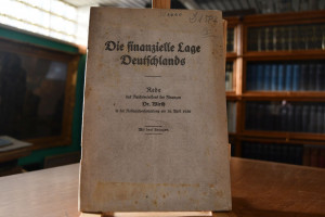 Die finanzielle Lage Deutschlands. Rede des Rei...