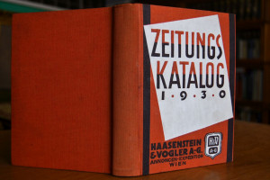 Zeitungskatalog 1930.