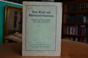 Das Recht auf Rheinlandräumung.