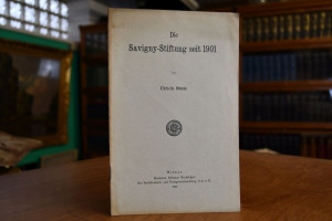 Die Savigny-Stiftung seit 1901.