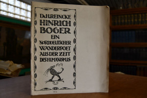Hinrich Boger. Ein norddeutscher Wanderpoet aus...