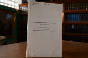 Goethe und Bismarck. Festvortrag in der 26. Gen...