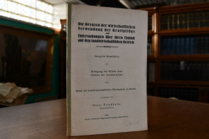 Die Grenzen der wirtschaftlichen Verwendung der...