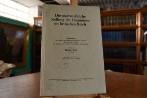 Die staatsrechtliche Stellung der Dominions im ...
