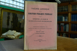 Theorie juridique de la Fonction publique feder...