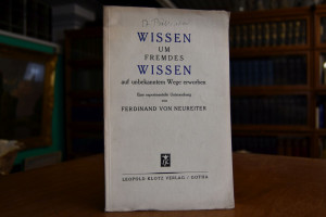 Wissen um fremdes Wissen auf unbekanntem Wege e...