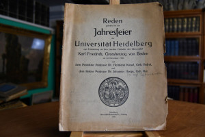 Reden gehalten bei der Jahresfeier der Universi...
