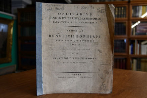 Ordinarivs Senior Et Reliqvi Assessores Facvlta...