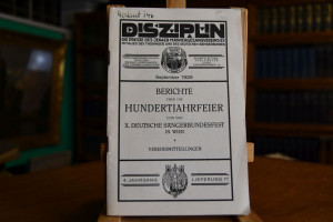 Disziplin. Die Presse des Jenaer Männergesangve...