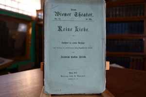 Reine Liebe. Lustspiel in einem Aufzuge.