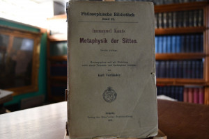 Immanuel Kants Metaphysik der Sitten.