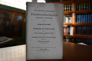 Die polizeiliche Beschränkung der Zündholzfabri...