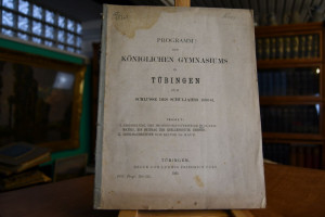 Programm des Königlichen Gymnasiums in Tübingen...