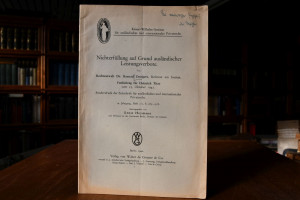 Nichterfüllung auf Grund ausländischer Leistung...