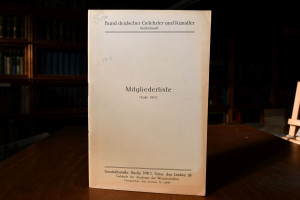 Bund deutscher Gelehrter und Künstler (Kulturbu...