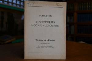 Kärnten im Altertum.