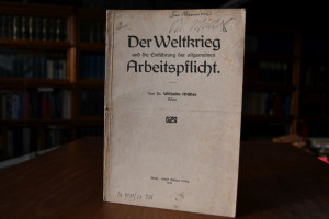 Der Weltkrieg und die Einführung der allgemeine...