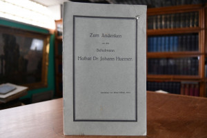 Zum Andenken an den Schulmann Hofrat Dr. Johann...