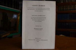 "Gott haben". In der Antike und im frühen Chris...