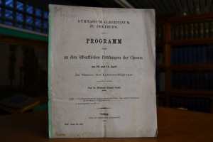 Gymnasium Albertinum zu Freiburg. Programm womi...