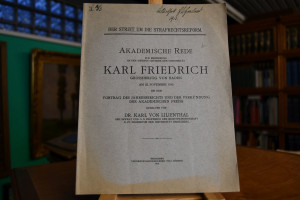 Der Streit um die Strafrechtsreform.