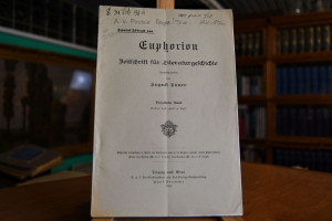 Buchbesprechungen von 1. Unger, Rudolf, Platen ...