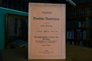 Ein halbvergessener Lyriker und Übersetzer. Zum...