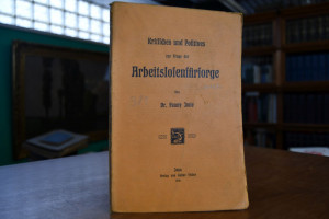 Kritisches und Positives zur Frage der Arbeitsl...
