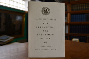 Zur Erkenntnis der Bachschen Musik. Akademische...