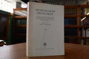 Archivalische Zeitschrift 60. Band.
