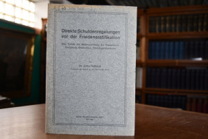Direkte Schuldenregelungen vor der Friedensrati...