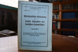 Wirtschaftliche Bedeutung und soziale Aufgaben ...