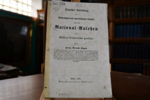 Populäre Darstellung der Nothwendigkeit und auß...