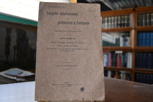 Congres international de protection a l`enfance...