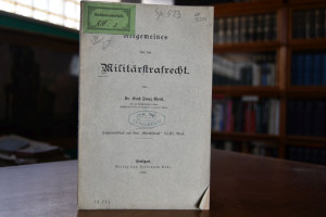 Allgemeines über das Miltärstrafrecht.