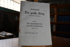 Das Militärstrafrechtswesen im Kriege.