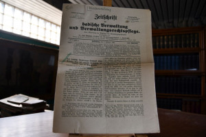 Der badische Regierungsentwurf eines Gesetzes ü...