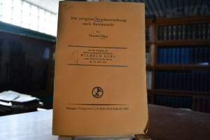 Die religiöse Kindererziehung nach Reichsrecht.