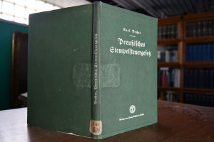 Preußisches Stempelsteuergesetz in der Fassung ...