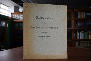 Rechtsgutachten in Sachen der Ilseder Hütte geg...