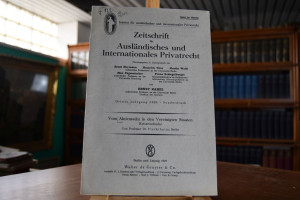 Vom Aktienrecht in den Vereinigten Staaten. Rei...