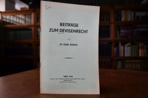 Beiträge zum Devisenrecht.